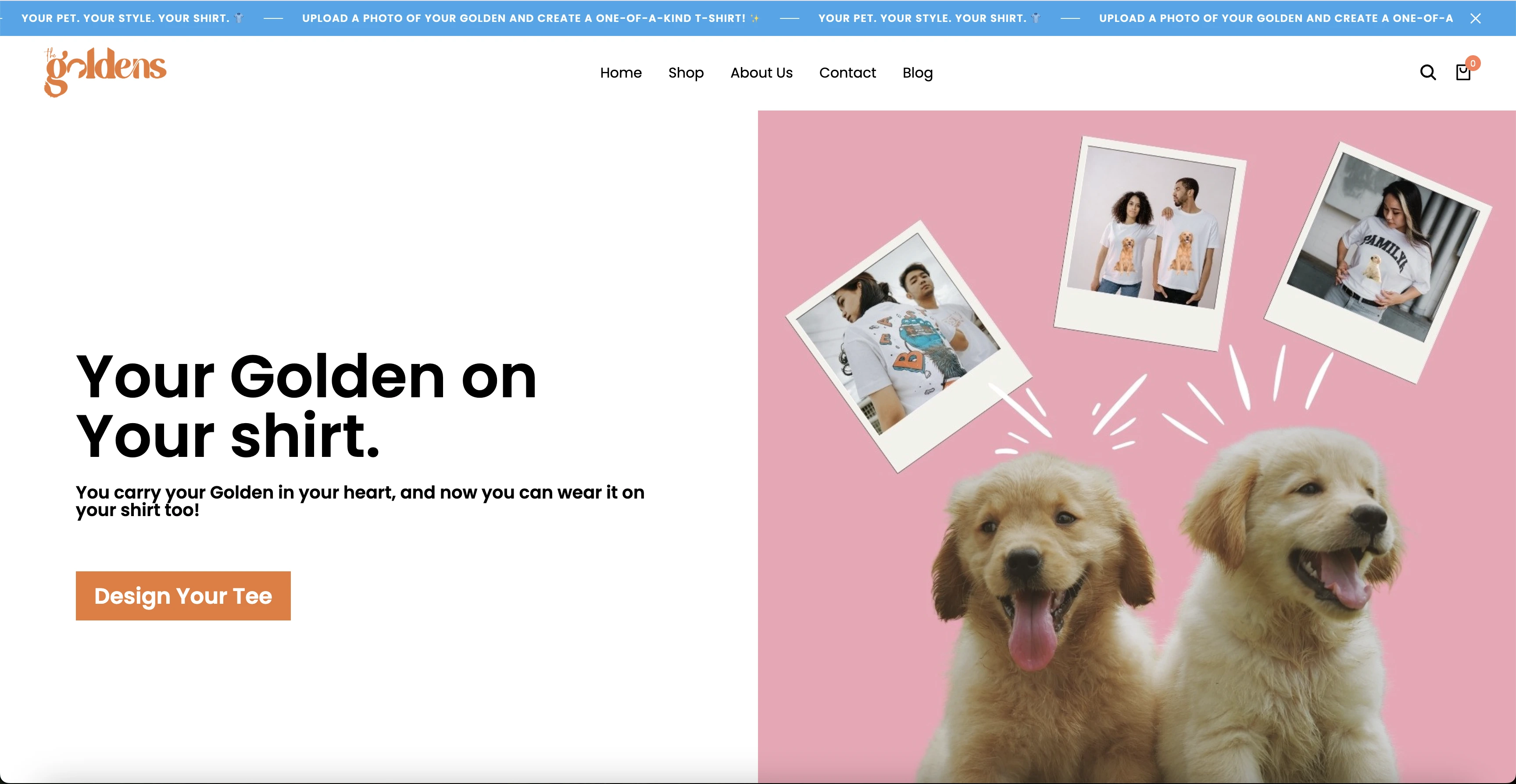 GoldensPlace — Custom Pet Tees